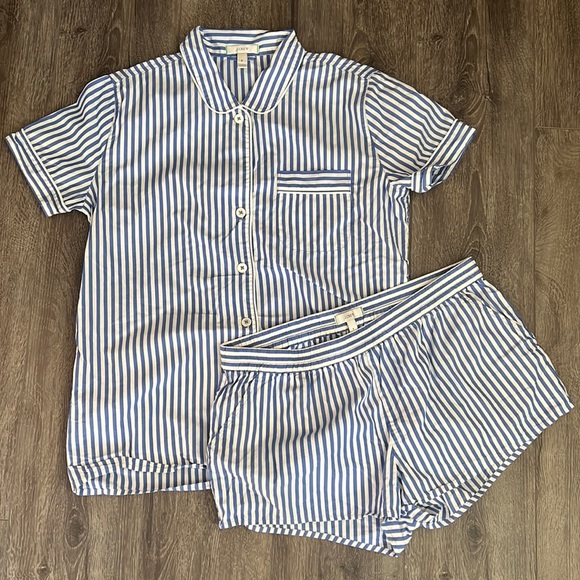 J. Crew Intimates & Sleepwear J Crew Stripped Pajamas Set Poshmark